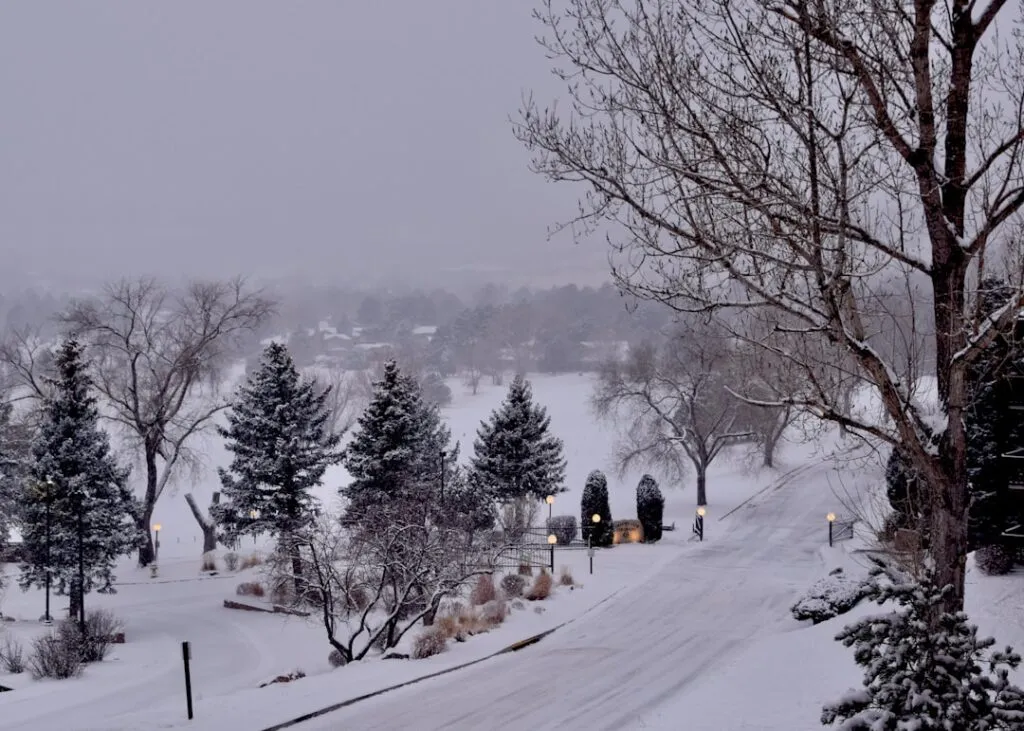 Photo Colorado Homeowners Inspect After Winter